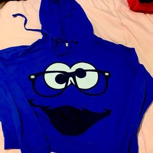 COOKIE MONSTER CROP SWEATER